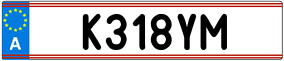 Plaka K 318 YM