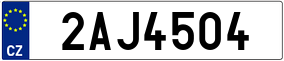 Plaka 2AJ 4504