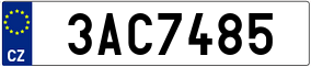 Plaka 3AC 7485