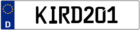 Plaka KI RD 201