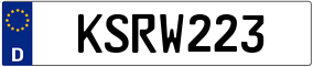 Plaka KS RW 223