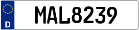 Plaka M AL 8239