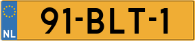 Plaka 91-BLT-1