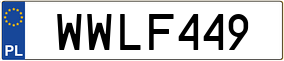 Plaka WWL F449