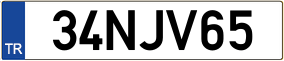 Plaka 34 NJV 65