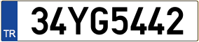 Plaka 34 YG 5442